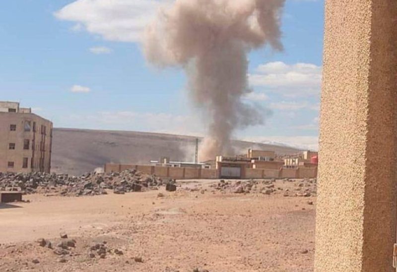 غارة إسرائيلية استهدفت منطقة نجها جنوبي العاصمة دمشق