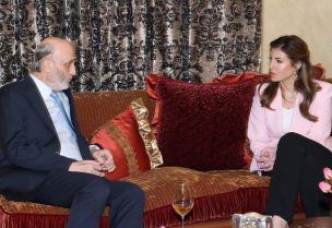استقبل رئيس حزب القوات اللبنانية سمير جعجع خلال لقائه الموفدة الخاصة الأميركية لشؤون لبنان مورغان أورتاغوس