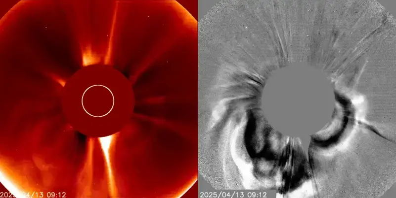 مصدر الصورة : ESA/NASA SOHO/LASCO C2