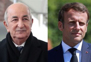 إيمانويل ماكرون وعبدالمجيد تبون
