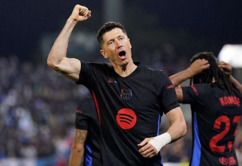من مباراة برشلونة ضد ليغانيس