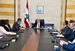رئيس مجلس الوزراء الدكتور نواف سلام يستقبل وفدًا من "معهد الشرق الأوسط - واشنطن"