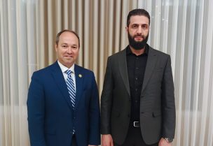 الرئيس السوري وعضو الكونغرس الأميركي مارلين ستوتزمان