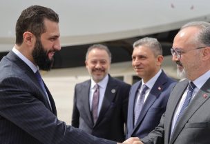 الرئيس السوري أحمد الشرع يصل إلى تركيا