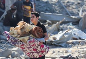 الدمار في غزة بسبب العدوان الاسرائيلي