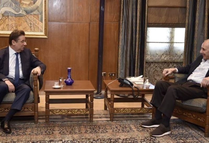 رئيس مجلس النواب نبيه بري يستقبل رئيس لجنة المال والموازنة النائب إبراهيم كنعان