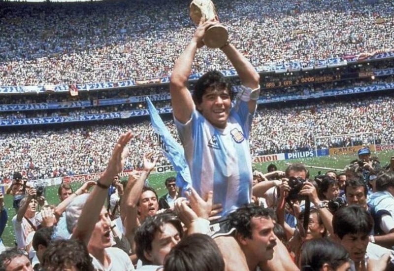 مارادونا قاد منتخب الأرجنتين للفوز بكأس العالم 1986