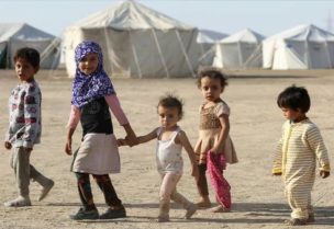 أطفال النازحين اليمنيين