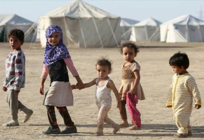 أطفال النازحين اليمنيين