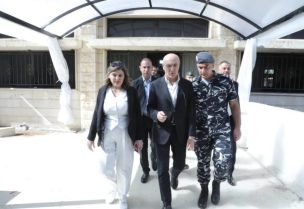 المدير العام لقوى الأمن الداخلي اللواء رائد عبدالله يرافق وزير الداخلية أحمد الحجار خلال جولته في الجنوب والنبطية
