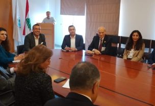وزير الزراعة نزار هاني في لقاء مع الجمعية المصرية اللبنانية لرجال الأعمال