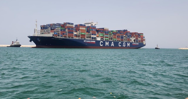 السفينة العملاقة "CMA CGM COBALT"