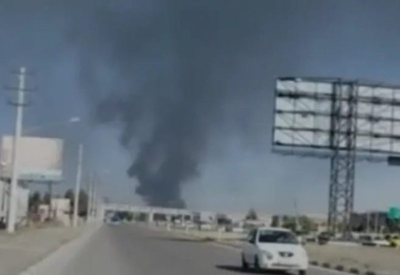 حريق ضخم بمصنع دراجات في مشهد