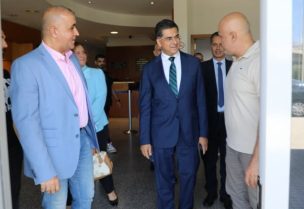 وزير الاعلام بول مرقص في مطار رفيق الحريري الدولي