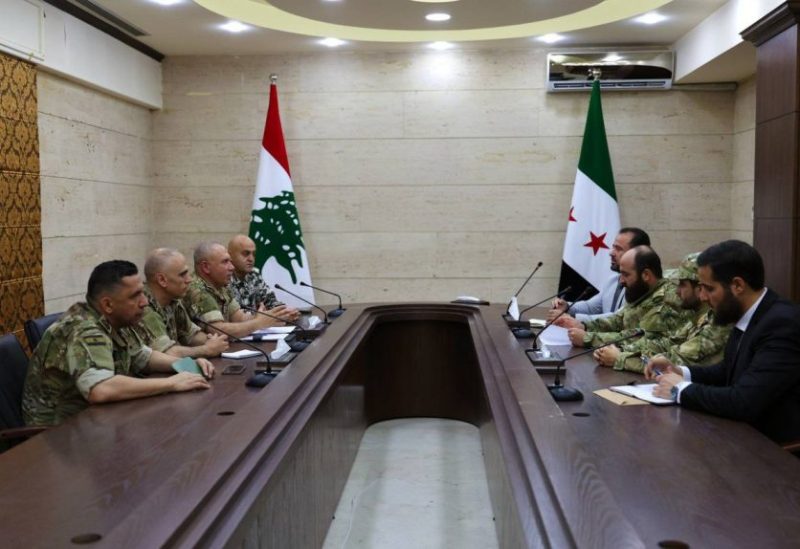 رئيس هيئة الأركان العامة السوري اللواء علي النعسان يستقبل وفداً عسكرياً وأمنياً لبنانياً