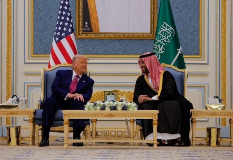 ولي العهد السعودي الأمير محمد بن سلمان مع الرئيس الأميركي دونالد ترامب بالرياض ( رويترز)