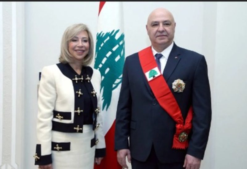 الرئيس جوزاف عون والسيدة الأولى نعمة عون