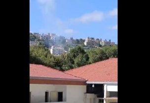 صورة من استهداف دراجة ناريّة على طريق المنصوري - مجدل زون في قضاء صور