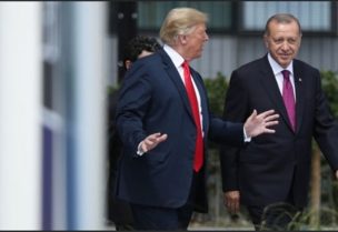 الرئيس الأميركي دونالد ترامب مع نظيره التركي رجب طيب أردوغان