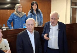 وزيرا الداخلية أحمد الحجار والعدل عادل نصار في سرايا طرابلس