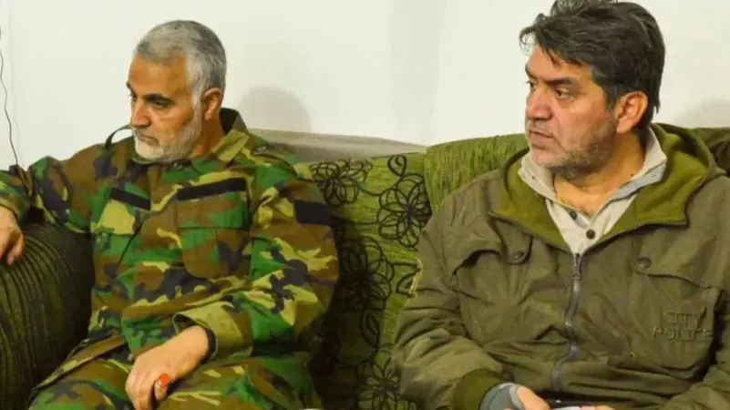 صورة لـ "الحاج يونس" في سوريا نشرها حساب قاسم سليماني الرسمي