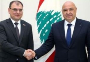 رئيس الجمهورية جوزاف عون ونائب رئيس مجلس وزراء بيلاروسيا Viktor Karankevich