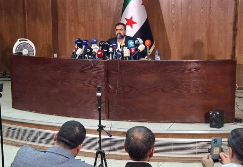 حسن صوفان من مؤتمر اللجنة العليا للسلم الأهلي في دمشق (سانا)