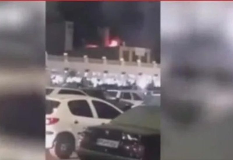 حريق في السوق القديم بمدينة بندر عباس جنوبي إيران