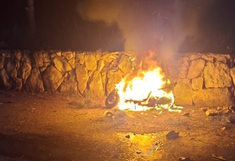 الدراجة المستهدفة في النبطية
