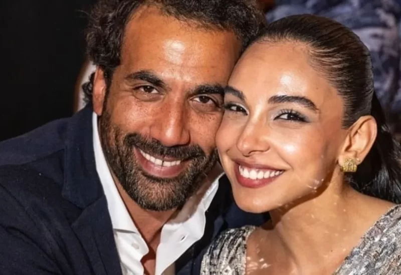 سلمى أبو ضيف وزوجها