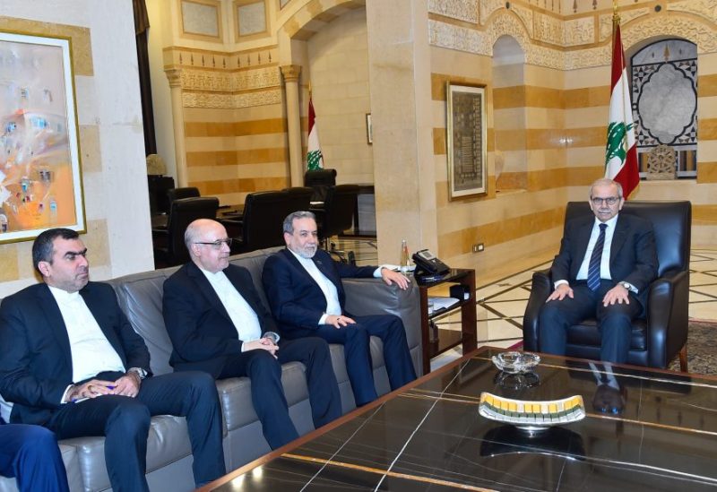 رئيس الحكومة نواف سلام ووزير الخارجية الايراني عباس عراقجي