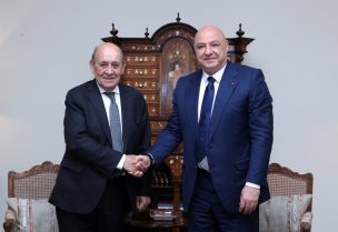 رئيس الجمهورية العماد جوزاف عون في قصر بعبدا الموفد الرئاسي الفرنسي جان إيف لودريان