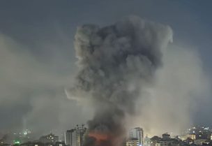صورة من استهداف الضاحية الجنوبية لبيروت
