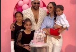 تامر حسني وعائلته