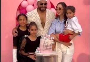 تامر حسني وعائلته