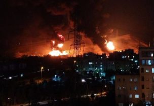 إسرائيل تستهدف مستودع الوقود الرئيسي في طهران وانفجارات ضخمة