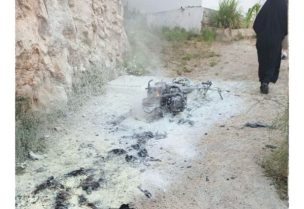استهداف دراجة نارية جنوبي لبنان