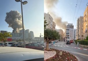 صواريخ ايرانية تستهدف تل أبيب