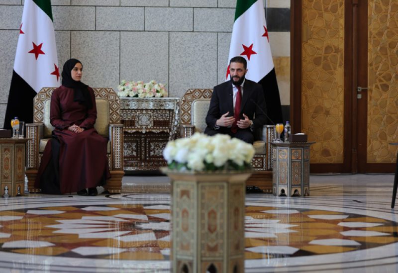 الرئيس السوري أحمد الشرع وعقليته السيدة لطيفة الدروبي - سانا