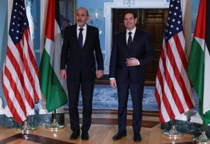 وزير الخارجية الأمريكي ماركو روبيو يلتقي وزير الخارجية الأردني أيمن الصفدي في وزارة الخارجية الأمريكية بواشنطن العاصمة، الولايات المتحدة، 23 يوليو 2025. رويترز
