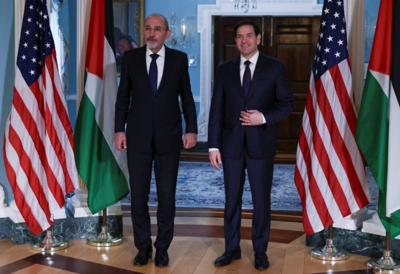 وزير الخارجية الأمريكي ماركو روبيو يلتقي وزير الخارجية الأردني أيمن الصفدي في وزارة الخارجية الأمريكية بواشنطن العاصمة، الولايات المتحدة، 23 يوليو 2025. رويترز