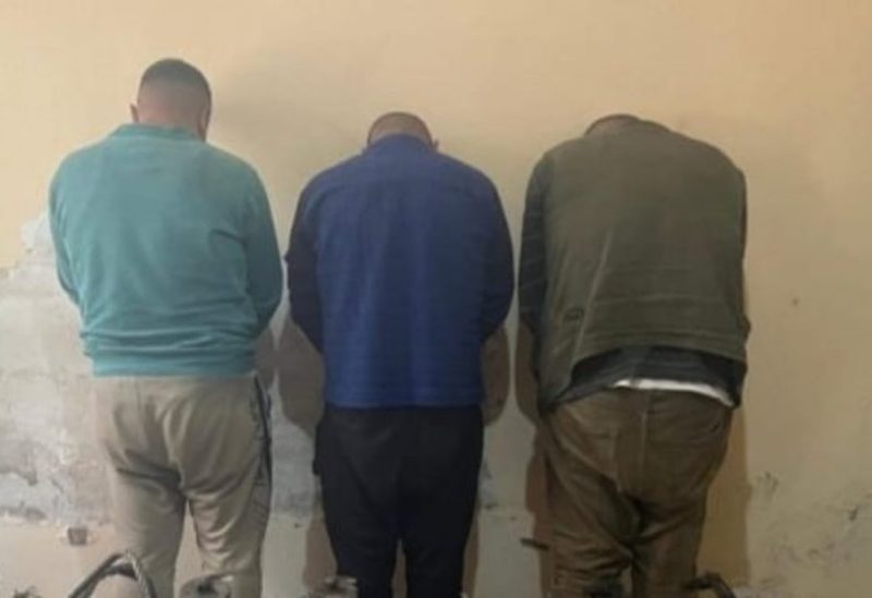 عصابة سرقة كابلات كهربائية