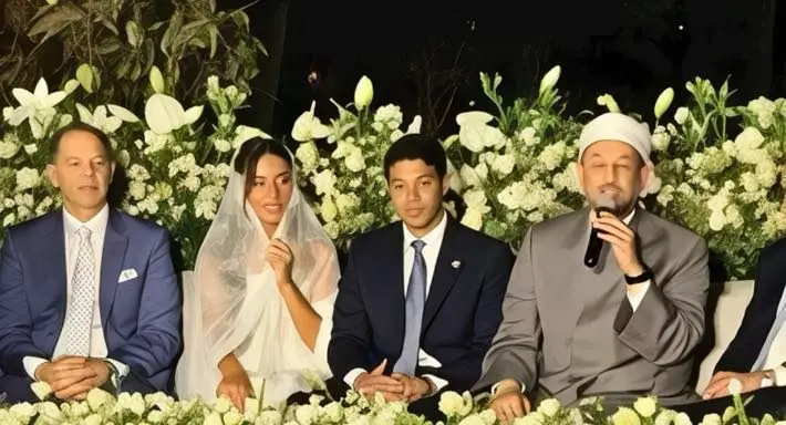 زفاف حفيد الزعيم عادل إمام - فيسبوك