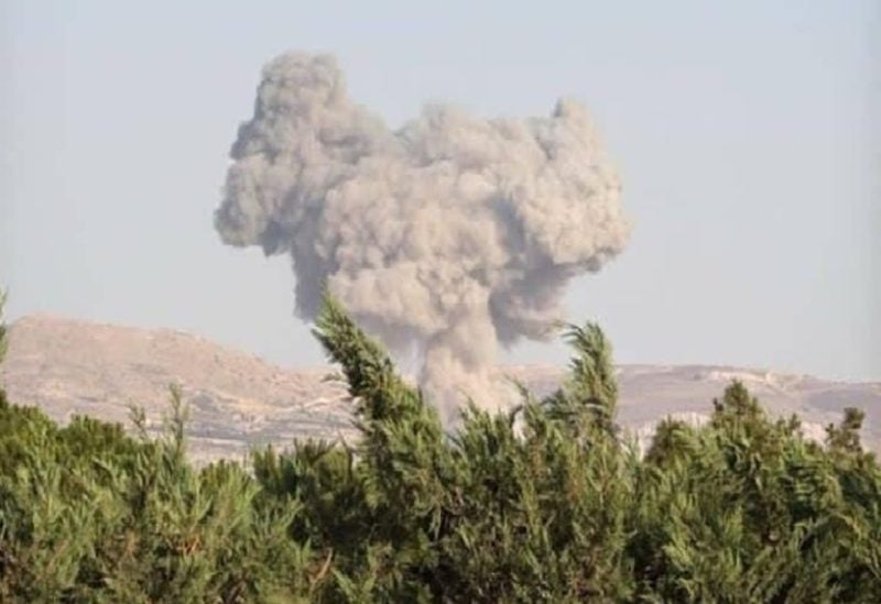 صورة من سلسلة الغارات التي استهدفت البقاع اليوم الخميس 32\7\2025