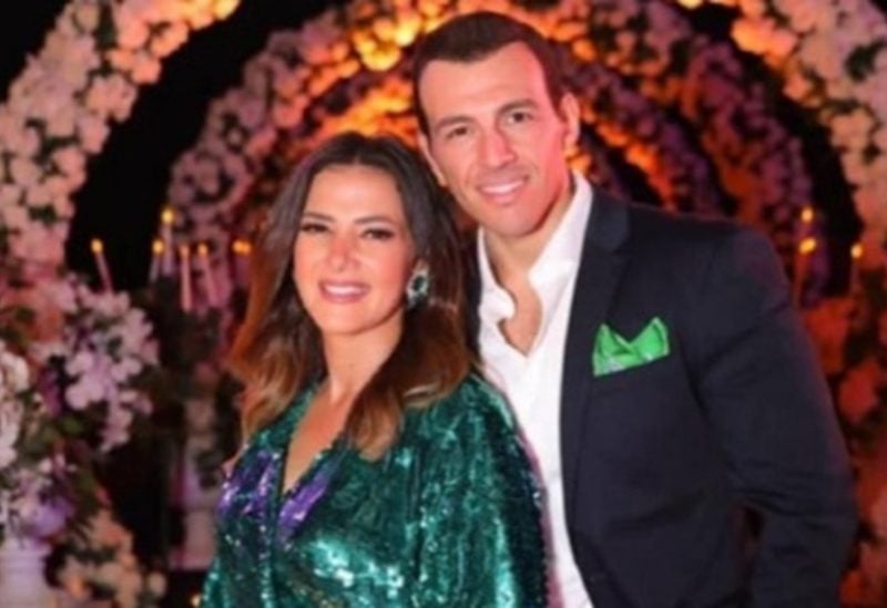 دنيا سمير غانم وزوجها الإعلامي رامي رضوان