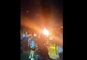 صورة من المكان المستهدف في منطقة البابلية في قضاء صيدا