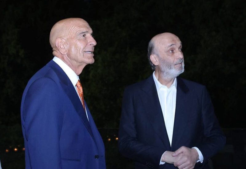 سمير جعجع وتوماس باراك