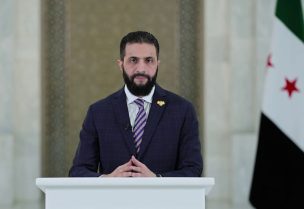 الرئيس السوري أحمد الشرع