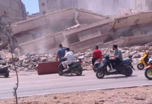 المبنى المنهار في الضاحية