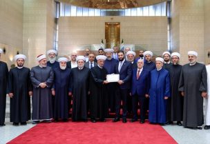الرئيس السوري أحمد الشرع يستقبل وفد دار الفتوى برئاسة مفتي لبنان الشيخ عبد اللطيف دريان